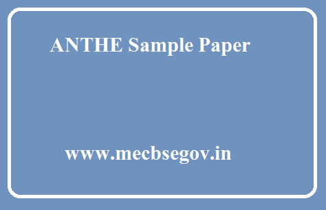 ANTHE Sample Paper