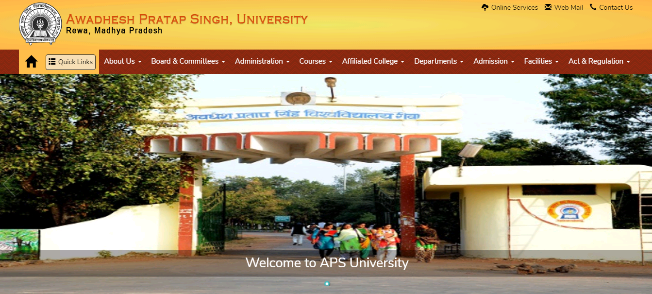 APSU BA 2nd Year Time Table 