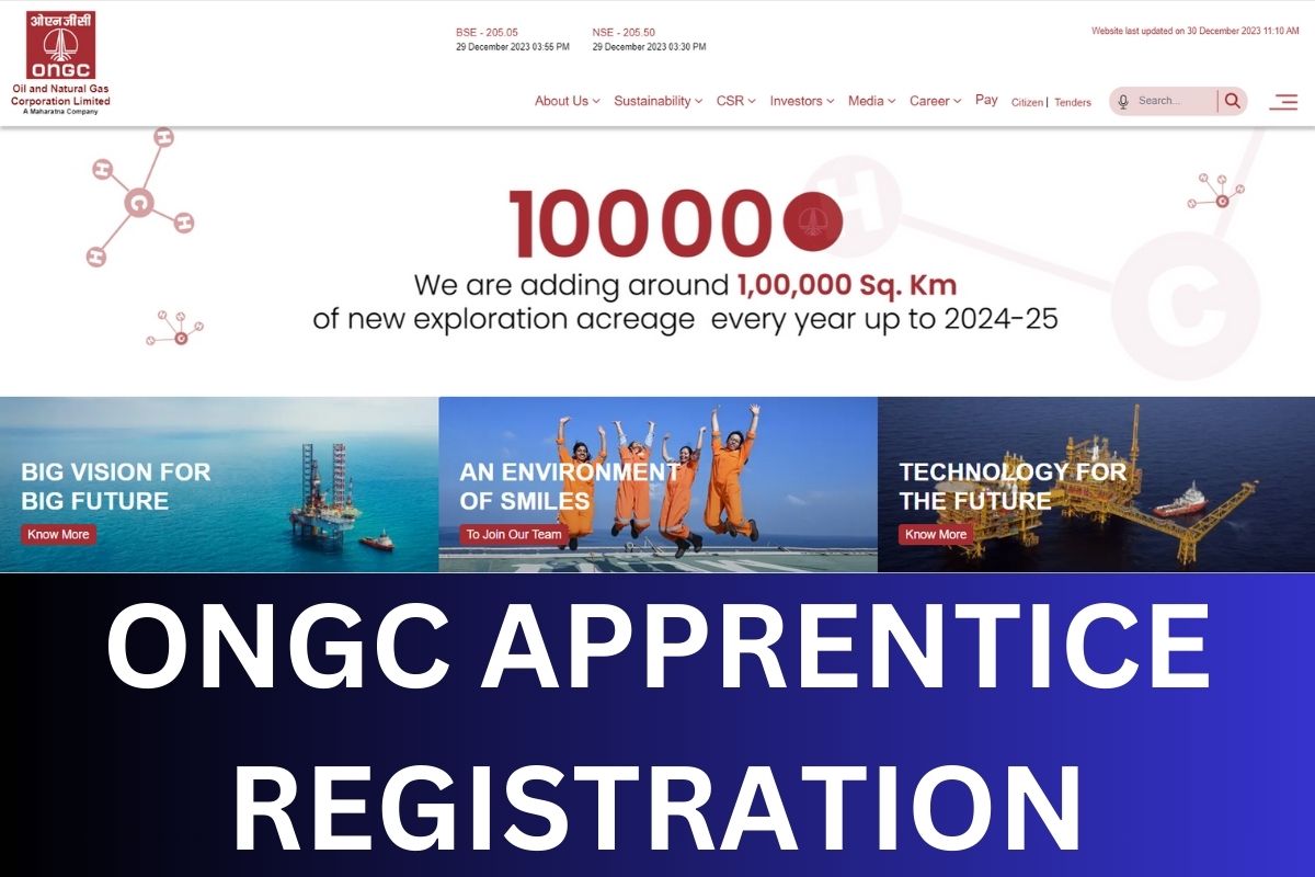 ONGC APPRENTICE REGISTRATION