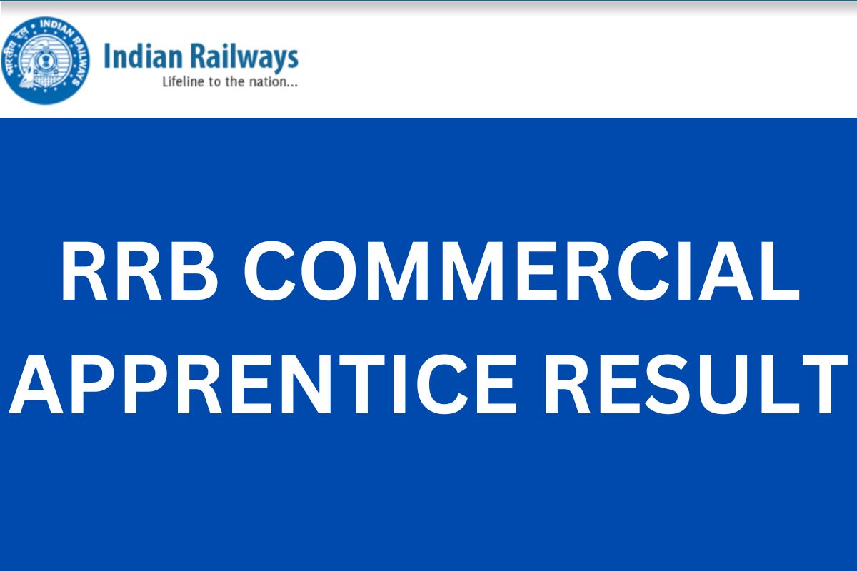 RRB COMMERCIAL APPRENTICE RESULT