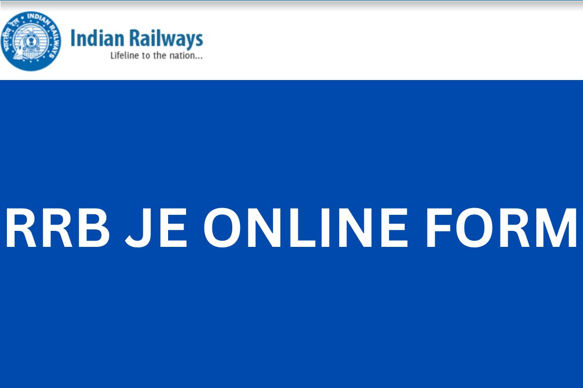 RRB JE ONLINE FORM