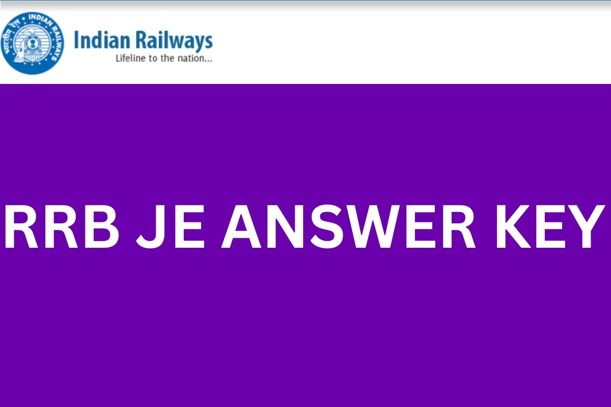 RRB JE ANSWER KEY 